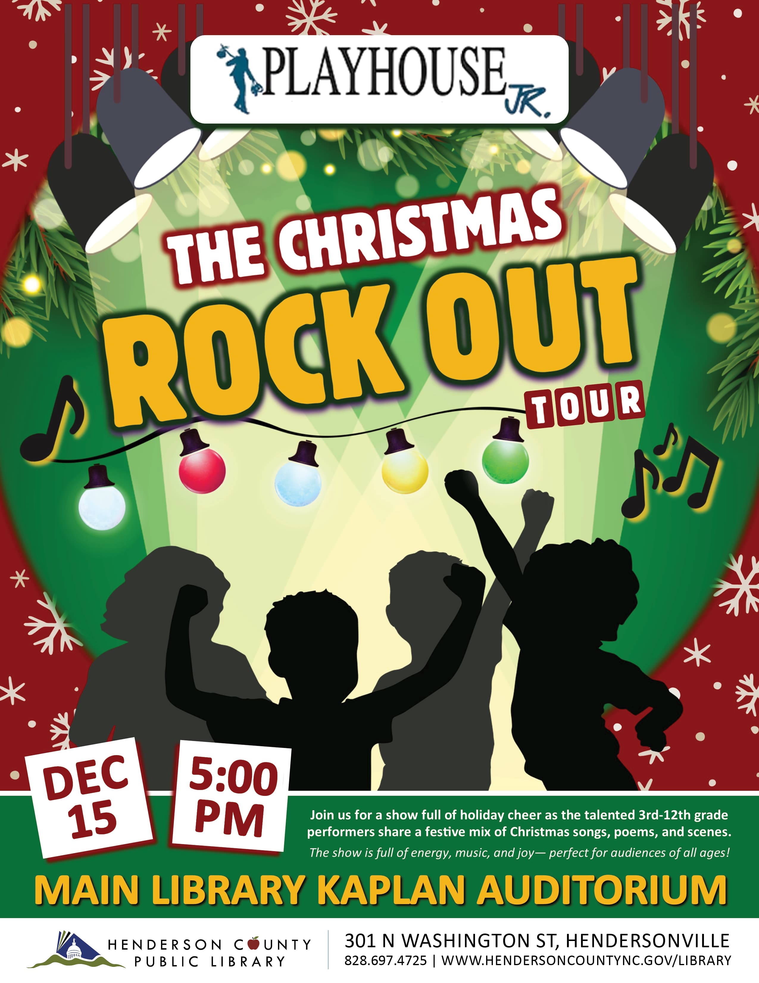 The Christmas Rock Out Tour with Flat Rock Playhouse Jr.