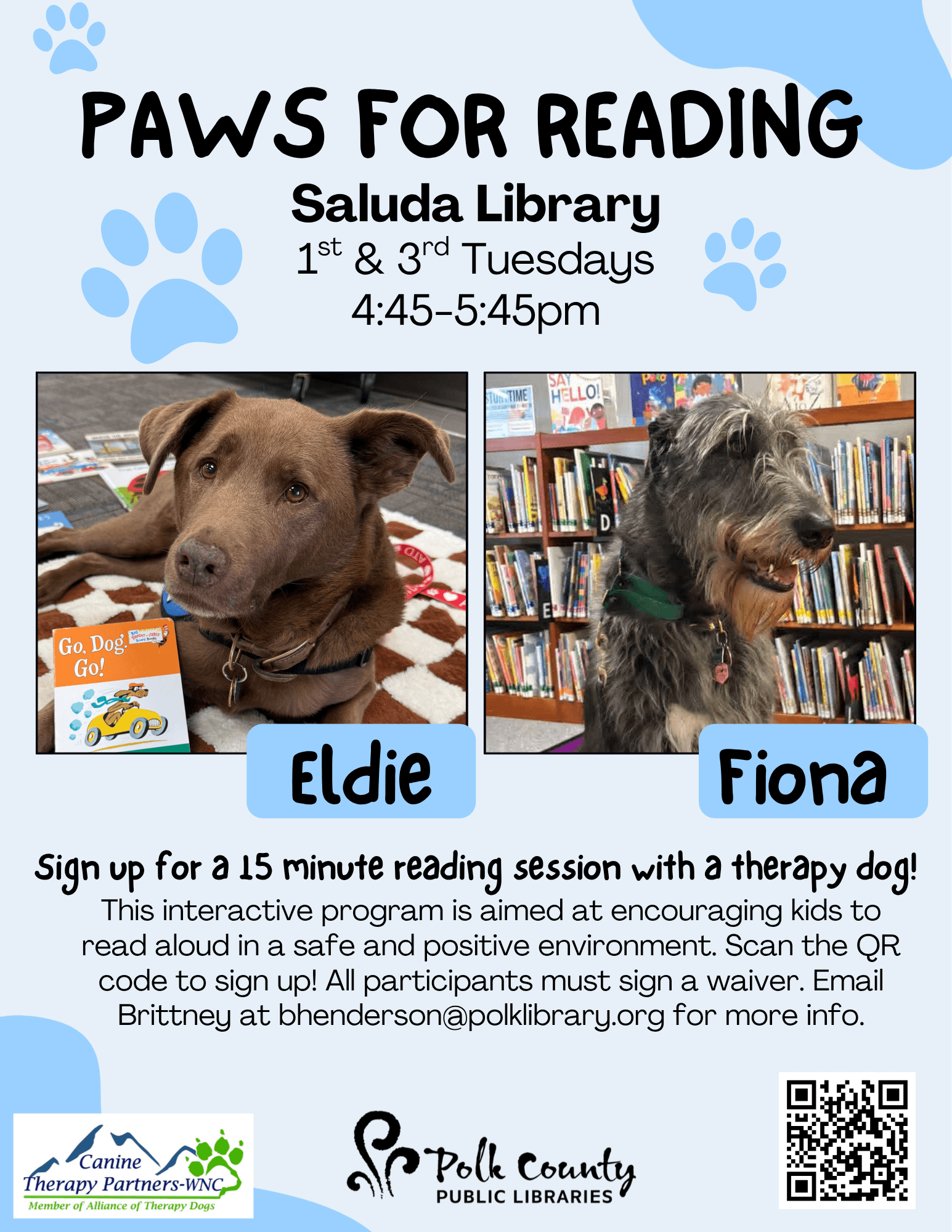 Paws For Reading