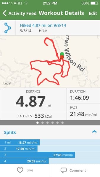 Rice Pinnacle Bent Creek Trail