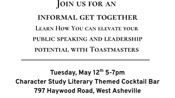 Spring Social hosted by Asheville Toastmasters Club 436