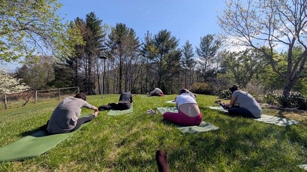 Scavenger hunt and slow flow yoga