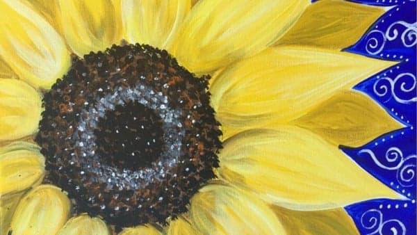 Pint & Paint- Sunflowers