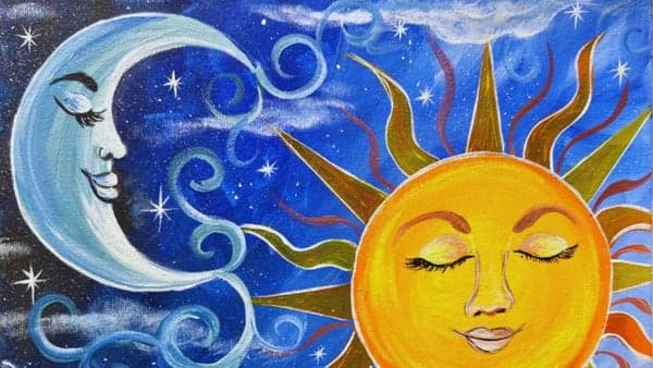 Pint & Paint- Sun & Moon