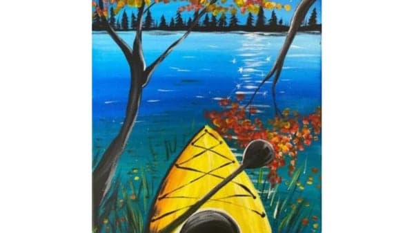 May 14th Paint and Sip-Midnight Kayak