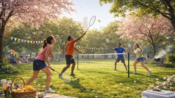 Spring Badminton Party 🎉