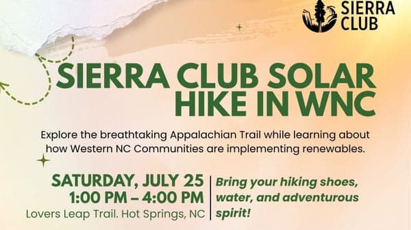 Sierra Club Solar Hike in WNC