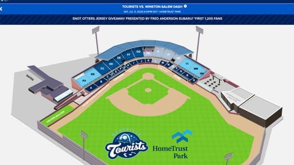 Tourists Baseball Game