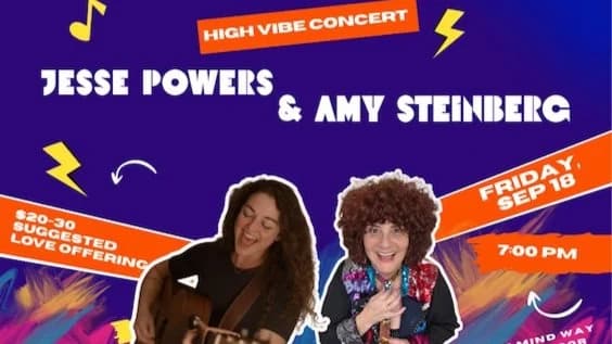 🎶 Fri Spirit Express: Amy Steinberg & Jesse Powers — Live in Concert 🎶