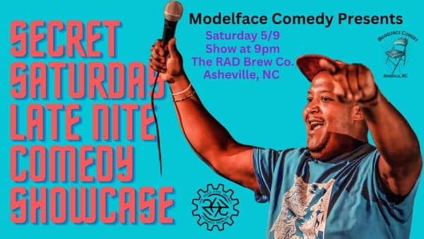 Secret Saturday Late Nite Comedy in the RAD