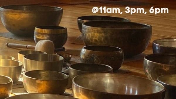 Sunday Sound Meditation with Himalayan Bowls