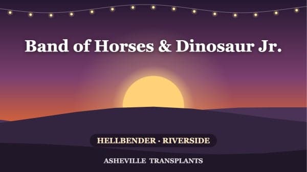 Band of Horses & Dinosaur Jr. — Riverside Concert Night at Hellbender