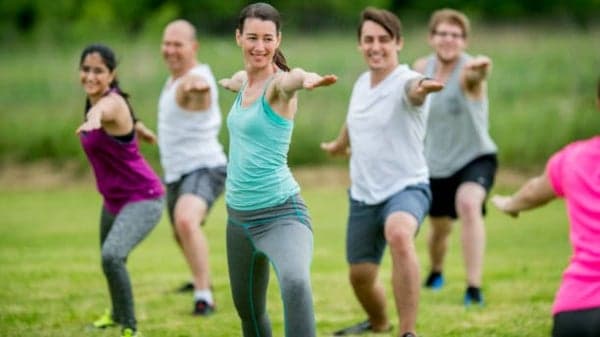 Sunset Yoga in the Park