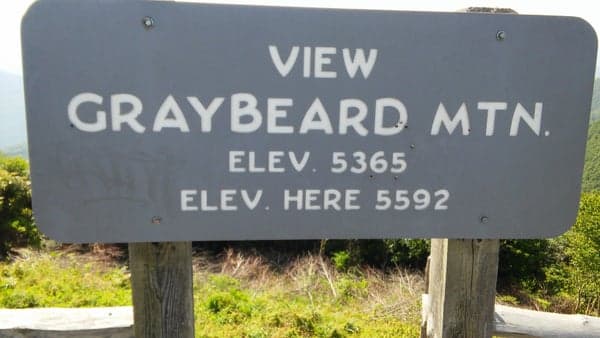 MST: Greybeard Overlook to Balsam Gap
