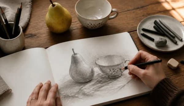 Asheville Beginner Realistic Pencil Sketching