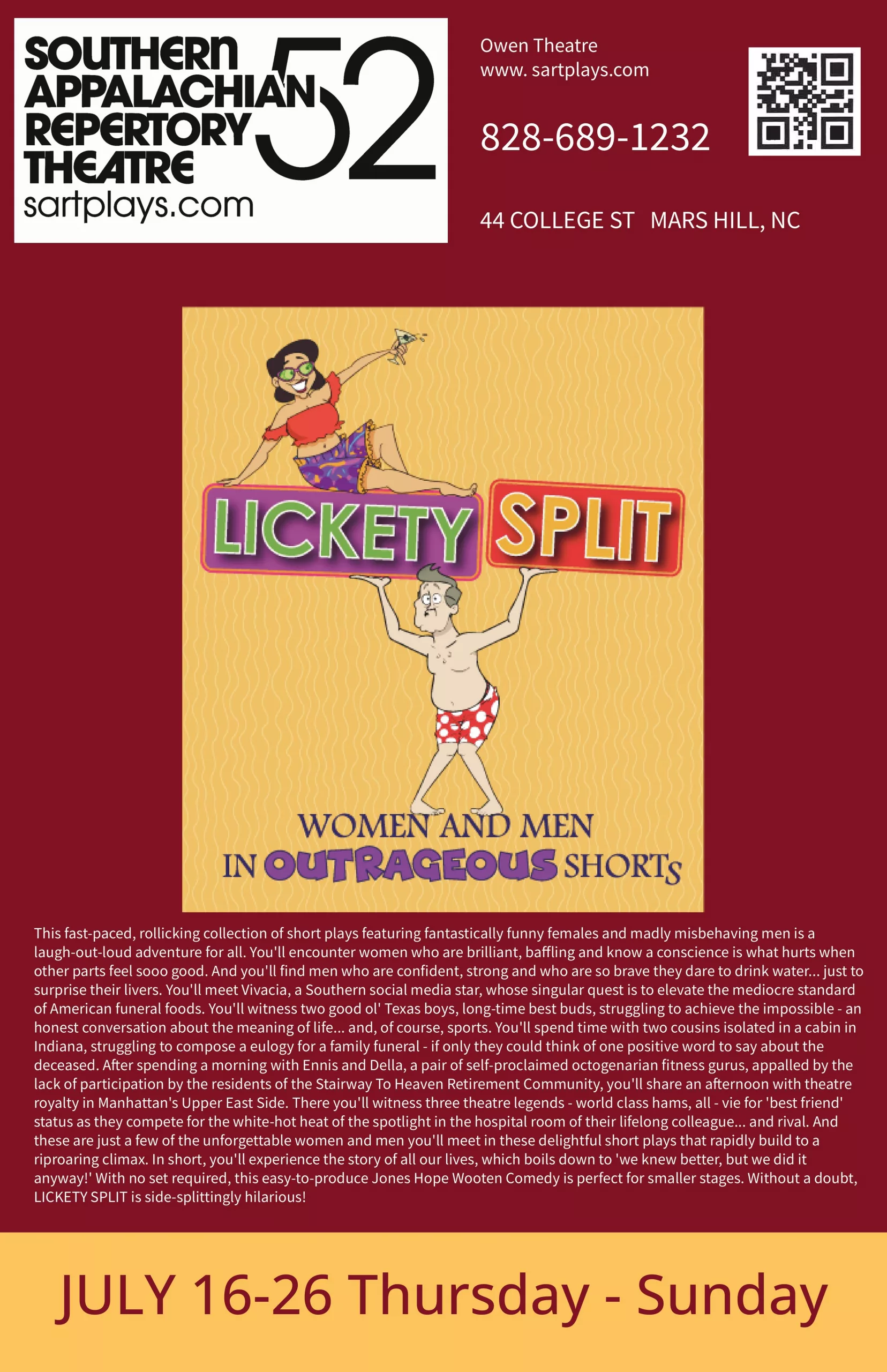 LICKETY SPLIT: Women and Men in Outrageous Shorts