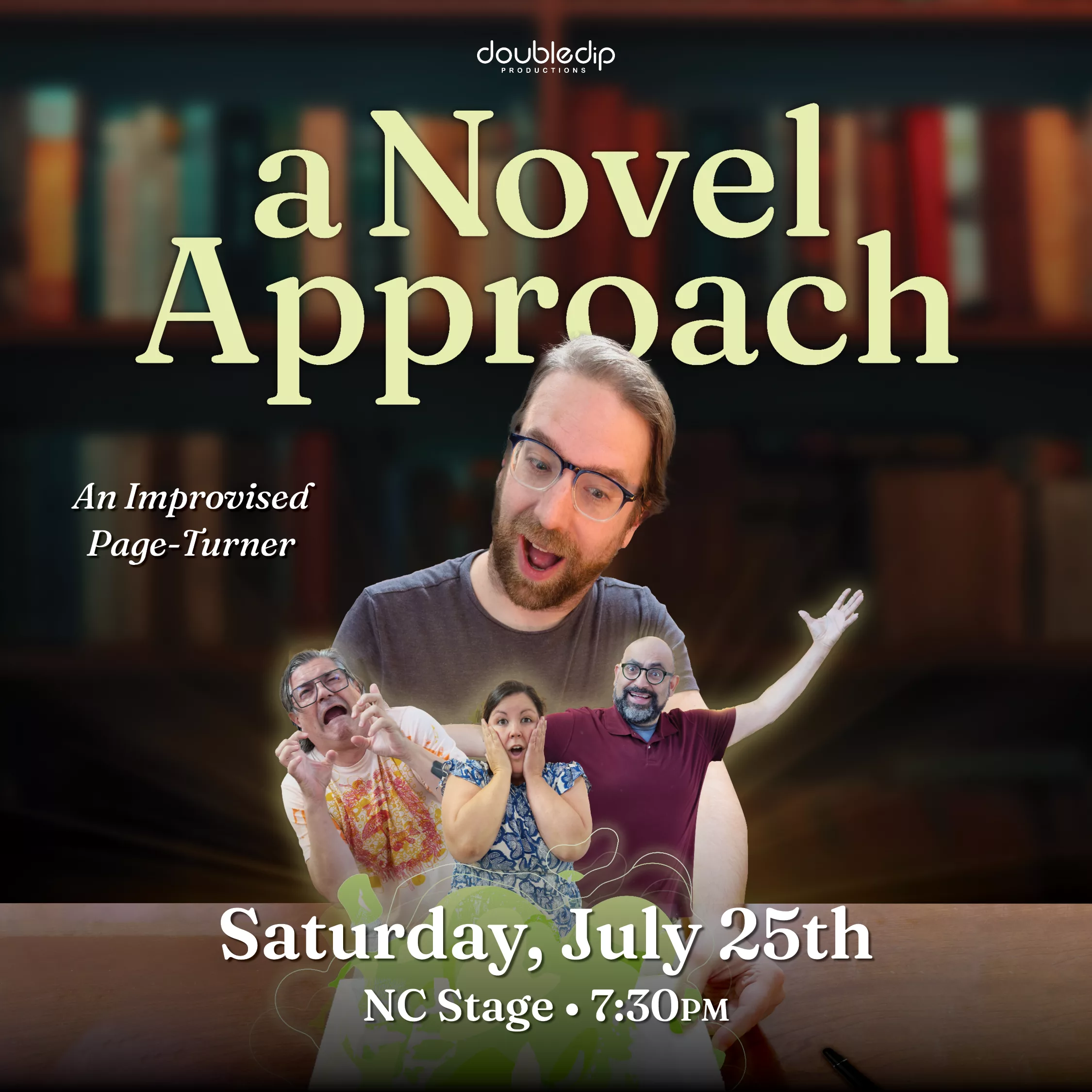 A Novel Approach: An Improvised Page-Turner