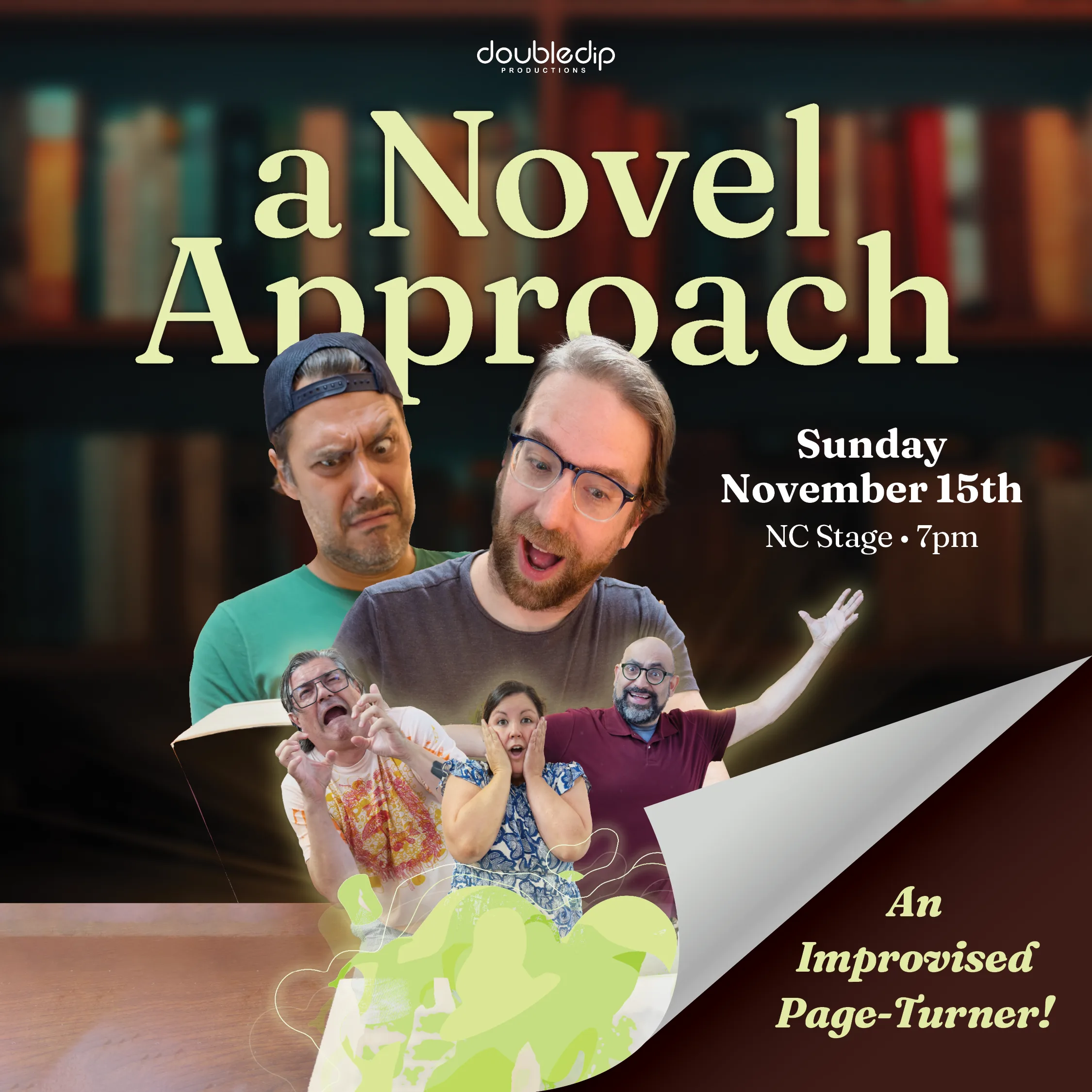 A Novel Approach: An Improvised Page-Turner - November 15