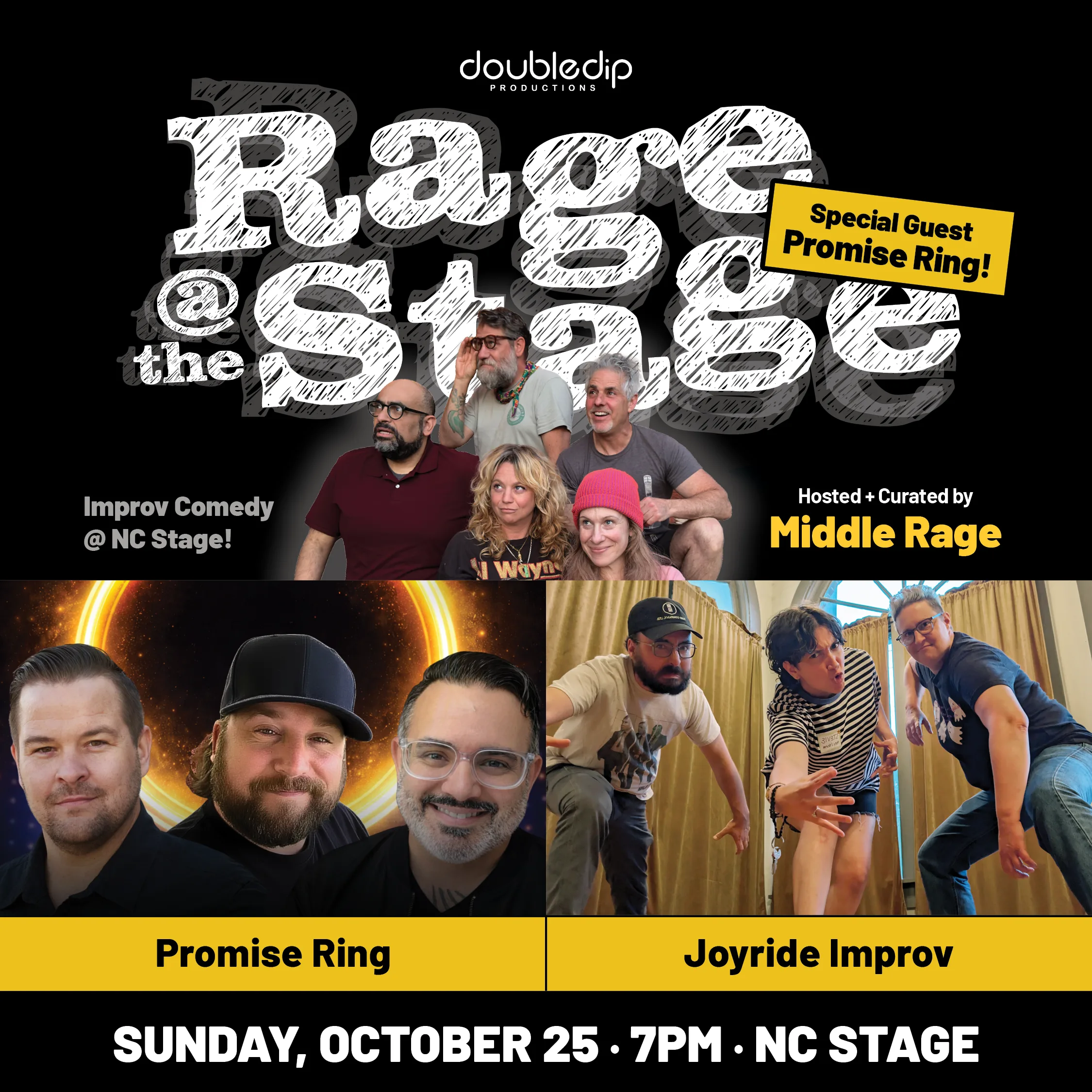 Rage @ The Stage: A Frenzied Evening of Improv Comedy at NC Stage!