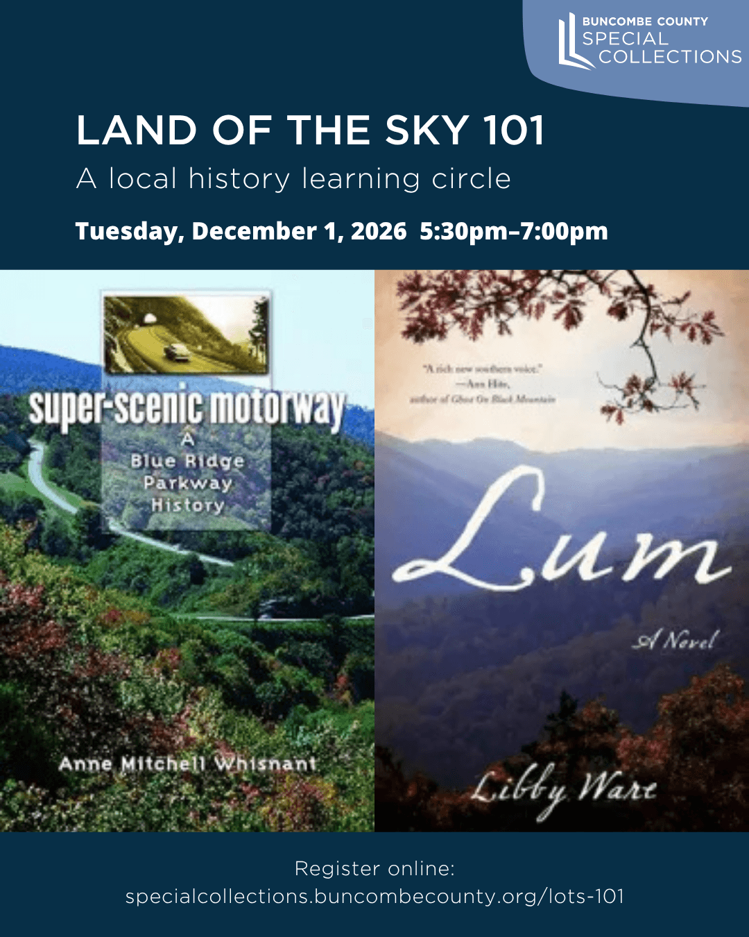 Land of the Sky 101 Book Club