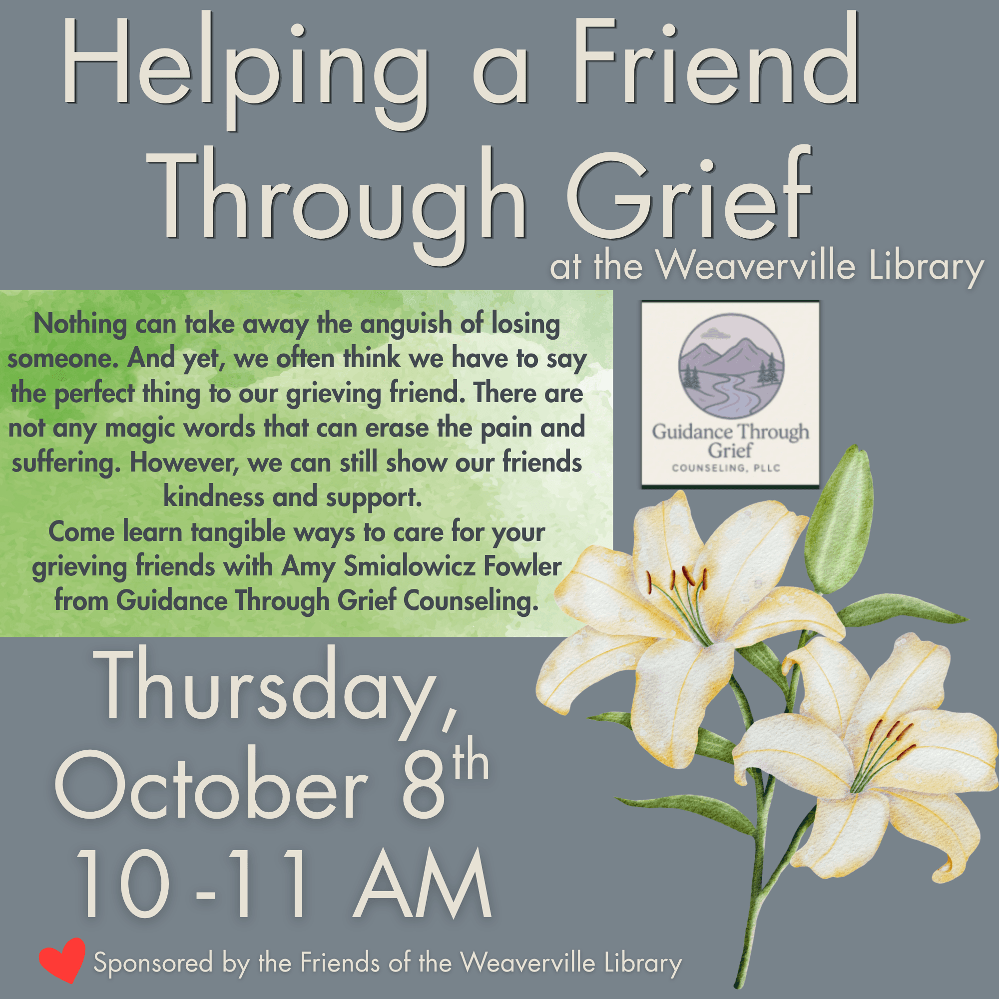Helping a Friend Through Grief