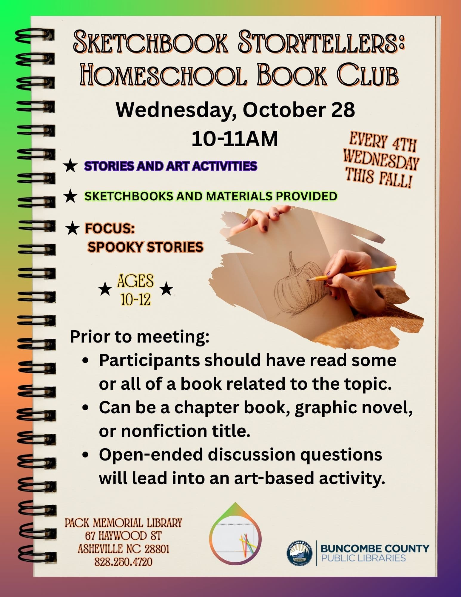 Sketchbook Storytellers: Homeschool Book Club