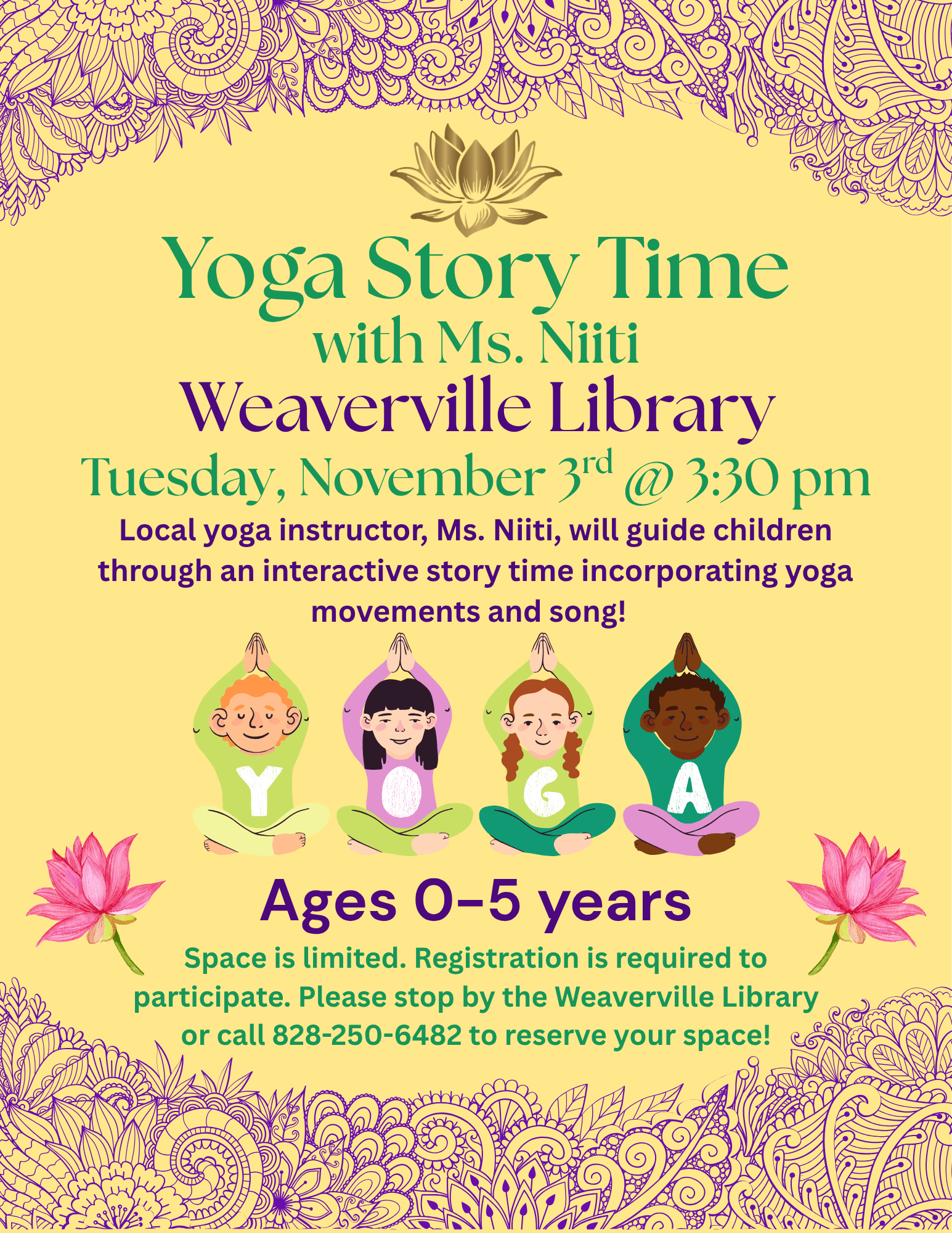 Yoga Storytime with Ms. Niiti