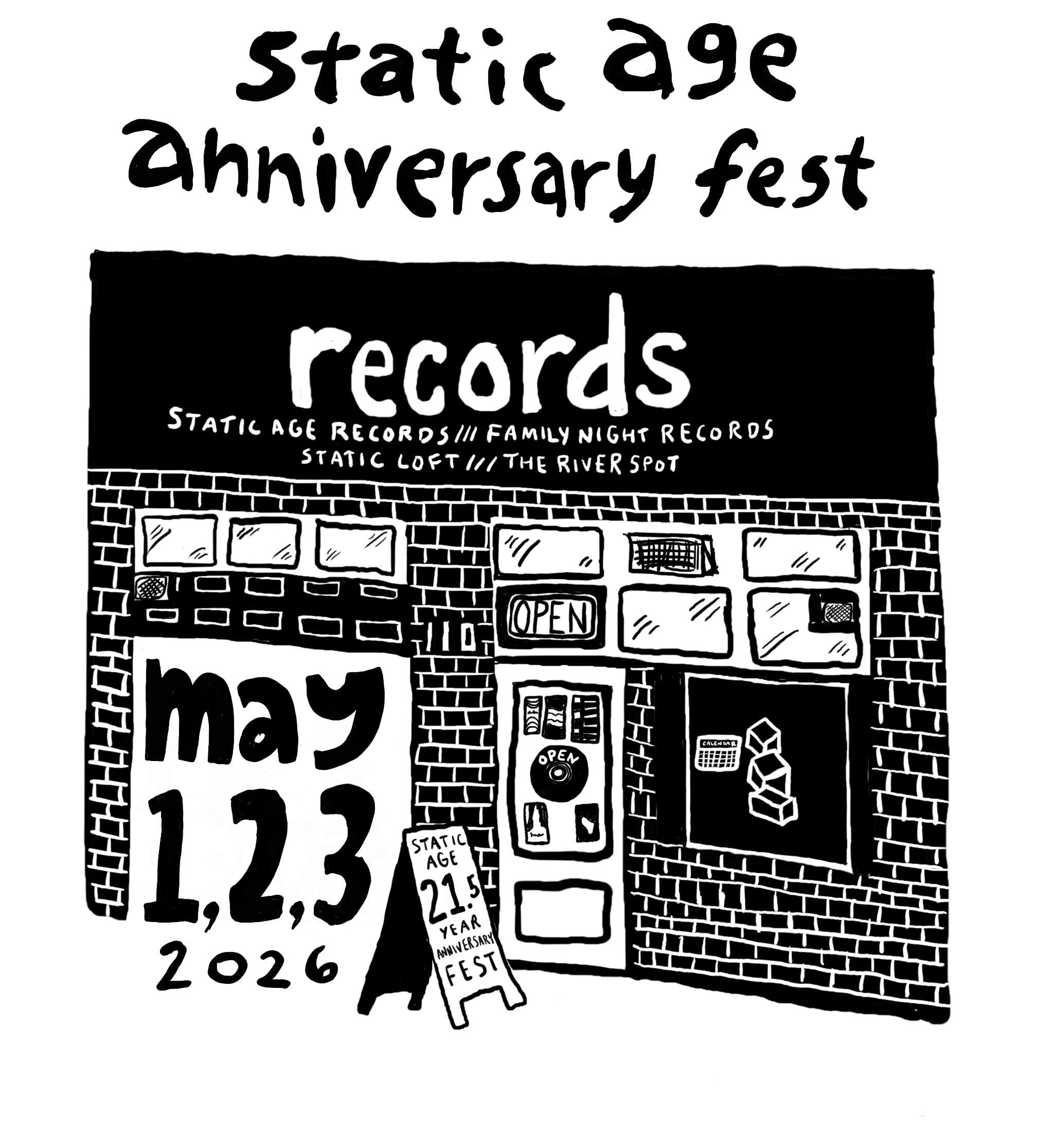Static Age 21.5 Year Anniversary Fest DAY THREE (May 3, 2026)