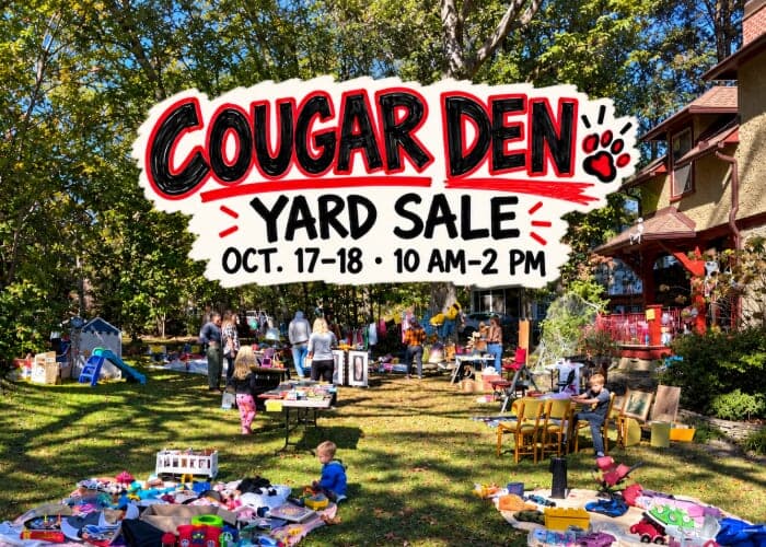 Cougar Den: Multi-Household Yard Sale in Montford