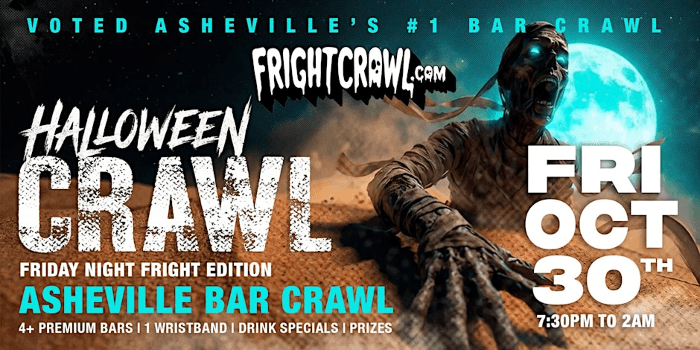 The Fright Crawl | Asheville Halloween Bar Crawl