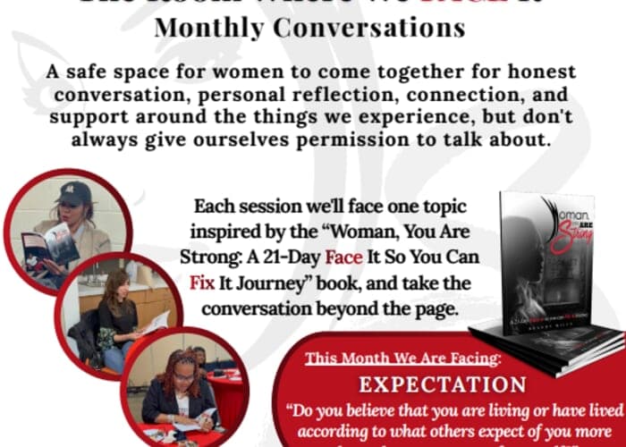 Woman Strong Presents: “The Room Where We FACE It” - a safe space for women