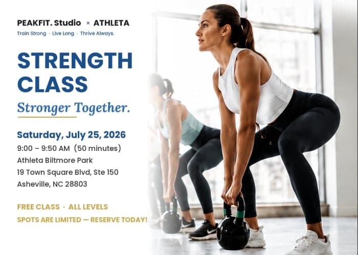 Stronger Together: Free Strength Class with PEAKFIT. Studio & Athleta