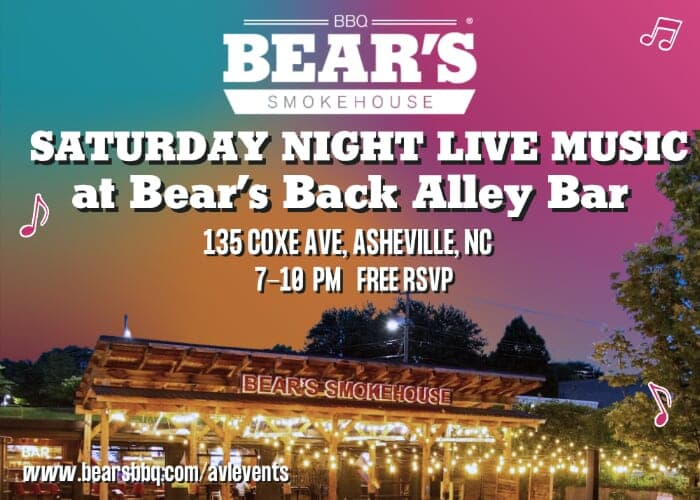 Saturday Night Live Music at Bear's Back Alley Bar!