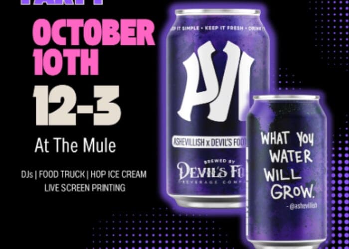 Ashevillish x Devil's Foot Soda Release Party