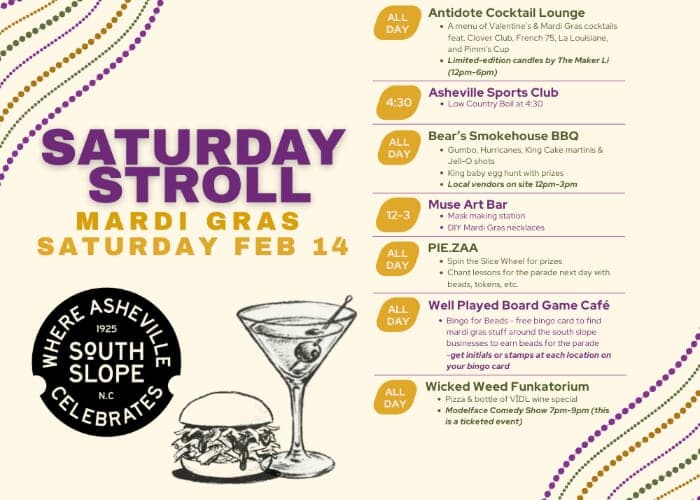 Mardi Gras South Slope Stroll