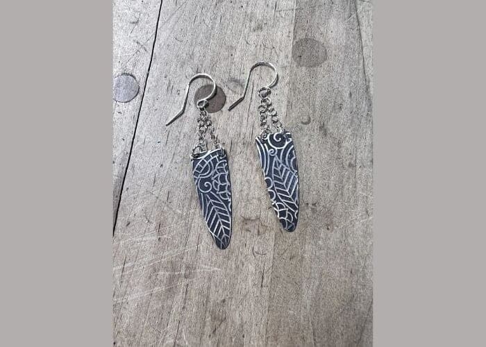 Boho Brass Earrings with Workshops/Classes/Appointments