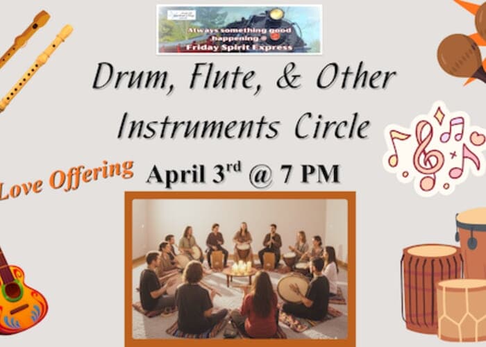 🥁 Drum, Flute & Instrument Circle