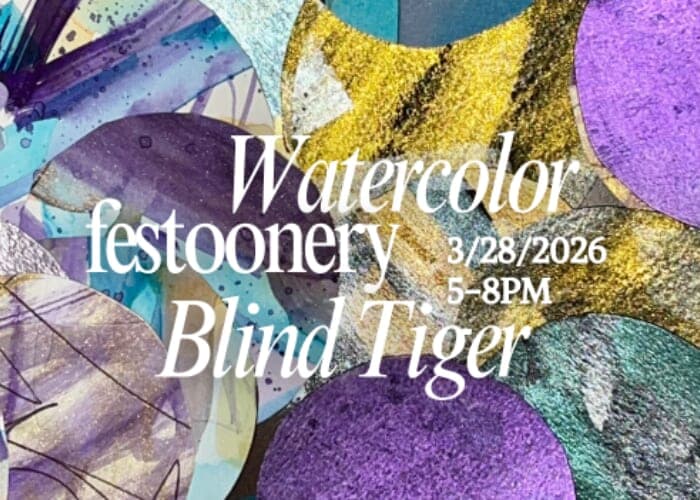 Watercolor Festoonery Blind Tiger Hotel