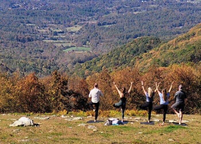 Yoga on the Mountain