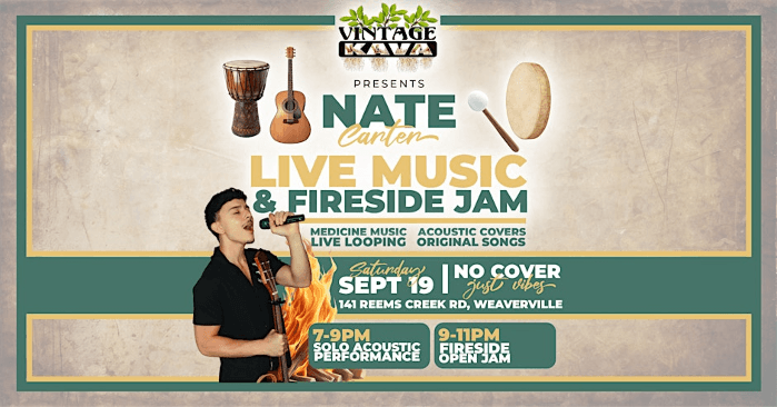 Nate Carter Live Music & Fireside Jam