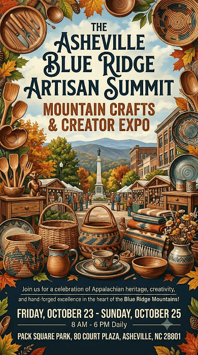 The Asheville Blue Ridge Artisan Summit: Mountain Crafts & Creator Expo