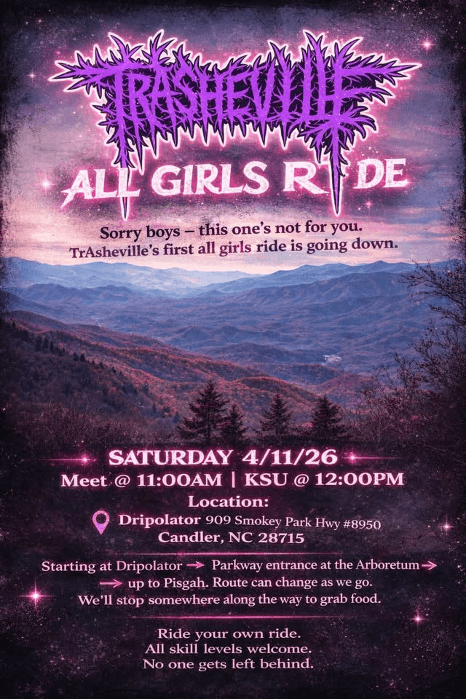 TrAsheville's First all Girls Ride!