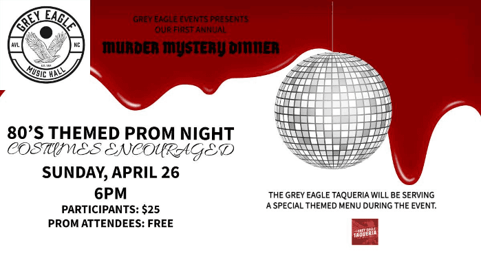 80's Prom Murder Mystery Dinner