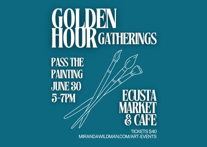 Pass the Painting Ecusta Market & Cafe with Miranda Wildman
