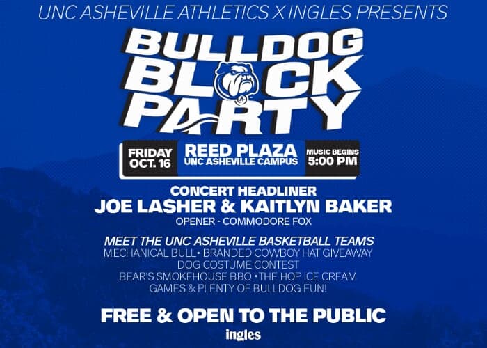 UNC Asheville Bulldog Block Party