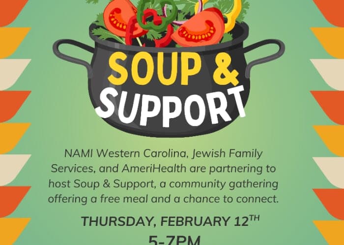 NAMI & JFS & ACNC: Soup & Support & Art for Mental Health