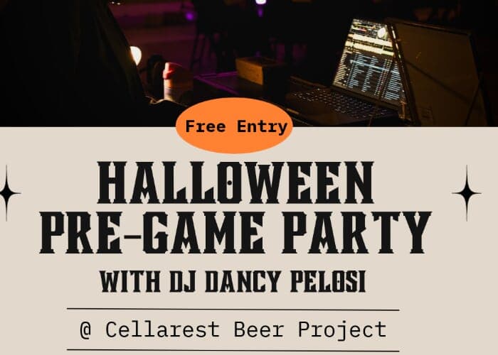 Halloween Pre-Game Party with DJ Dancy Pelosi