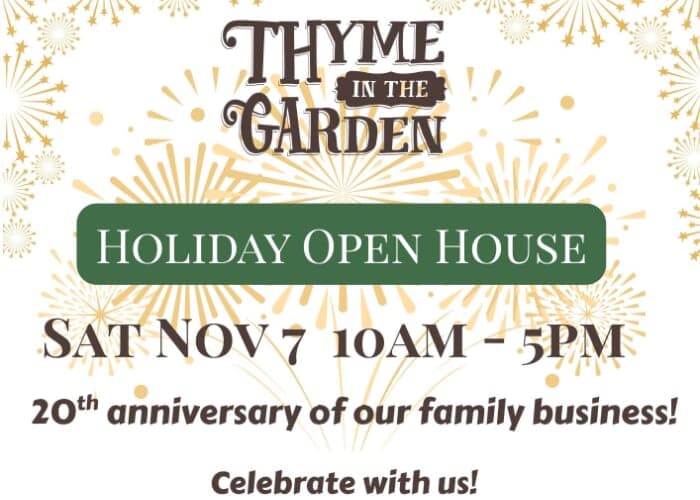 Celebrating 20 years of business at our Annual Holiday Open House