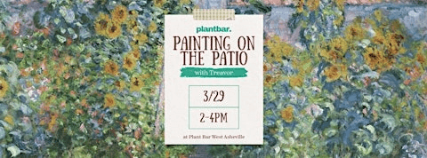 Painting on the Patio with Treavor