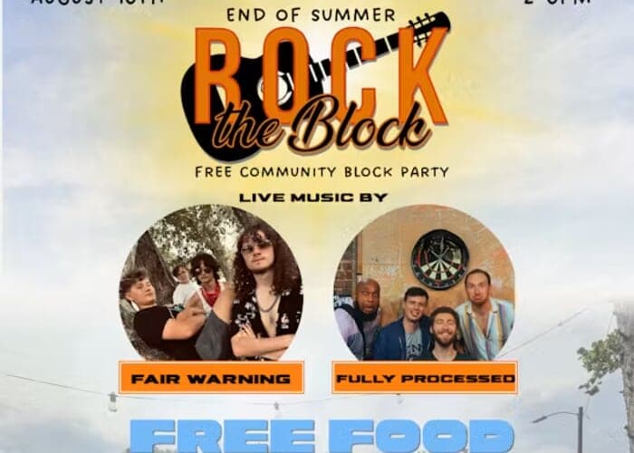 Rock The Block: Summer Sendoff Block Party at The Mule
