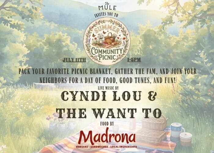 Summer Community Picnic at The Mule